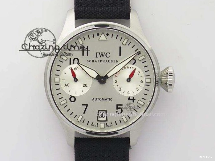 MIROTIME 0318 Big Pilot Real PR IW500432 DFB Limited Edition ZF 1:1 Best Edition On Black Nylon Strap A Fashionable 7276